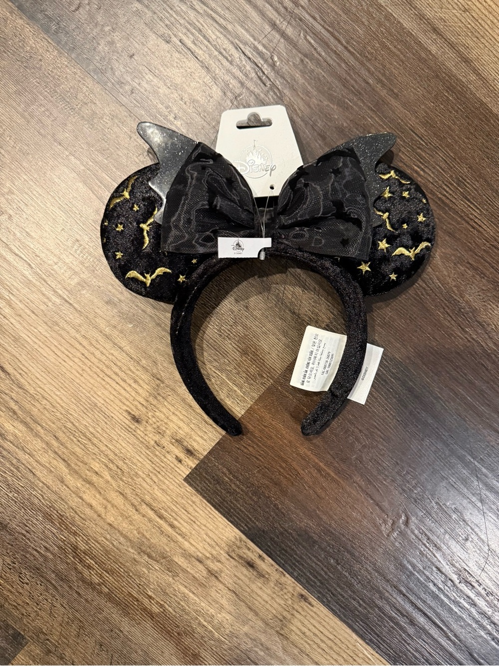 Disney Parks 2026 Halloween Bat Bow Mickey Minnie Mouse Ear Headband